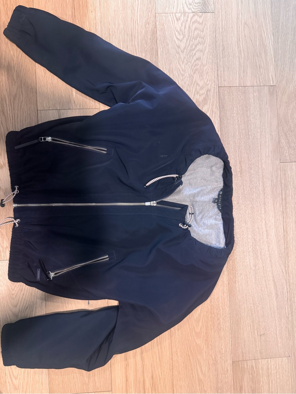 Athleta Navy Bomber Jacket